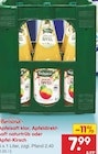 Apfelsaft klar, Apfeldirekt-Saft naturtrüb oder Apfel-Kirsch im Angebot bei Netto Marken-Discount in München Apfelsaft klar, Apfeldirekt-Saft naturtrüb oder Apfel-Kirsch Angebote von Belsina bei Netto Marken-Discount München für 7,99 €