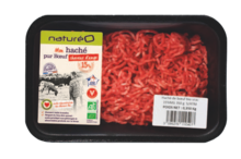 Haché pur bœuf 15% MG - NaturéO à Lille Haché pur bœuf 15% MG en promo chez NaturéO Lille à 6,70 €