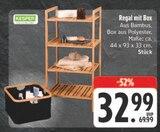 Regal mit Box im Angebot bei E center in Jena Regal mit Box Angebote von KESPER bei E center Jena für 32,99 €
