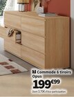 COMMODE 6T OPUS - Conforama à Caen COMMODE 6T OPUS en promo chez Conforama Caen à 199,99 €