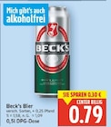 Bier von Beck's im aktuellen E center Prospekt