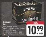 Bier im Angebot bei EDEKA in Neustadt Bier Angebote von Krombacher bei EDEKA Neustadt für 10,99 €