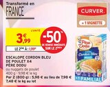 Escalope cordon bleu de poulet x4 - PÈRE DODU dans le catalogue Intermarché