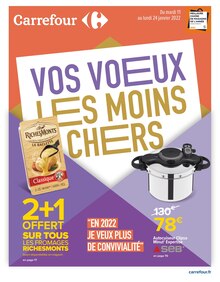 Carrefour Catalogue "VOS VOEUX LES MOINS CHERS", 72 pages, Lille,  11/01/2022 - 24/01/2022