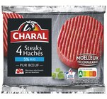 4 steaks hachés pur bœuf 5% M.G. - CHARAL dans le catalogue Carrefour Market