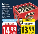 Weißbier naturtrüb im Angebot bei E center in Gladbeck Weißbier naturtrüb Angebote von Erdinger bei E center Gladbeck für 13,99 €