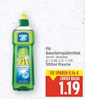 Geschirrspülmittel von Fit für 1,19 € bei E center im Angebot Geschirrspülmittel von Fit im aktuellen E center Prospekt