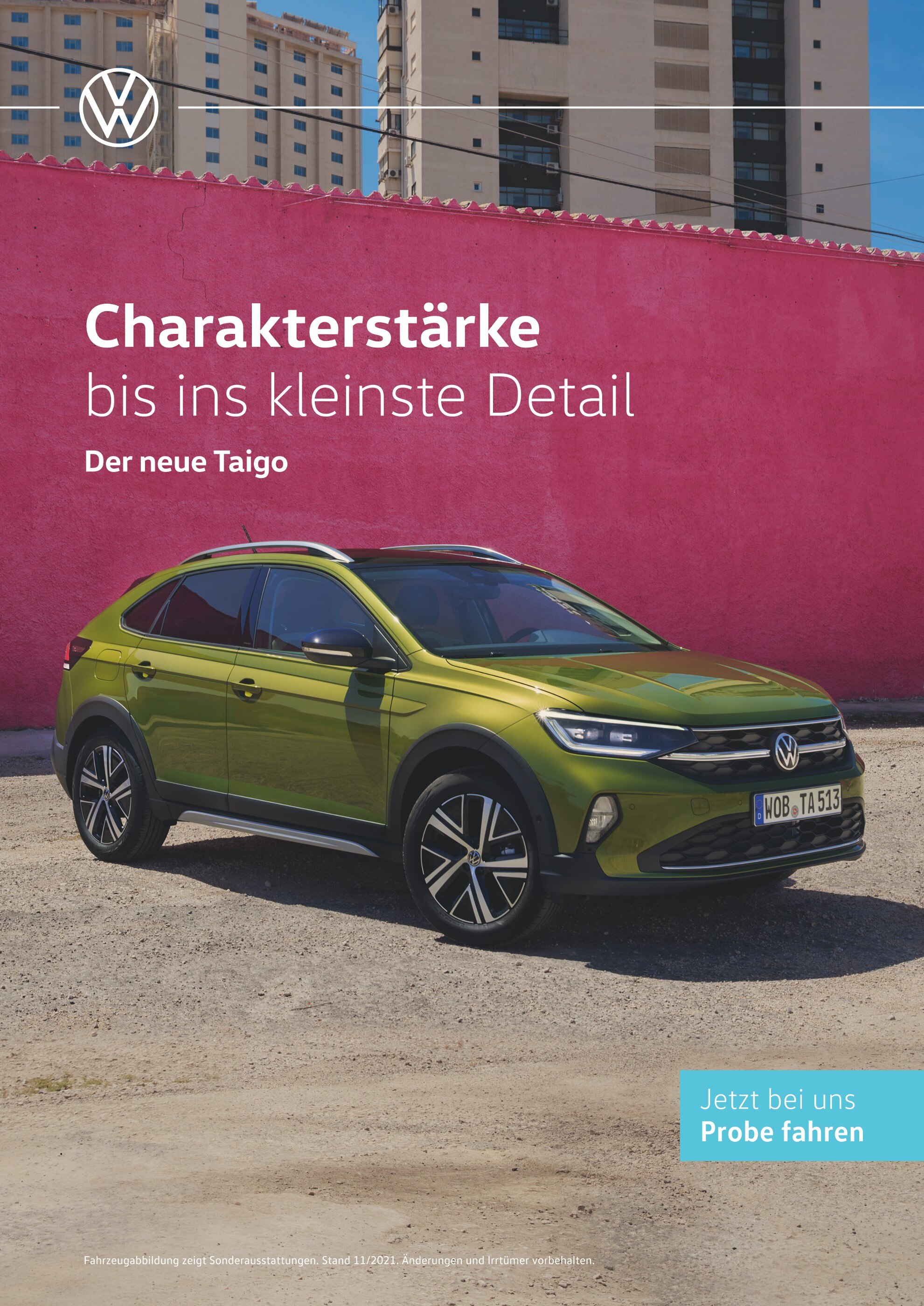 Volkswagen Prospekt für Saarbrücken mit 2 Seiten Volkswagen Prospekt für Saarbrücken: "Der neue Taigo", 2 Seiten, 26.11.2021 - 23.12.2021