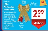 LED-Weihnachtsbaumspitze von CASALUX im aktuellen ALDI SÜD Prospekt für 2,99 €