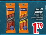 Kabanos Classic von Snack !T im aktuellen EDEKA Prospekt für 1,79 €