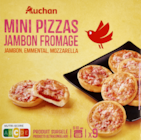 MINI PIZZA AU JAMBON ET FROMAGE SURGELÉES AUCHAN - AUCHAN - Auchan Hypermarché à Montbéliard MINI PIZZA AU JAMBON ET FROMAGE SURGELÉES AUCHAN - AUCHAN en promo chez Auchan Hypermarché Montbéliard à 4,64 €