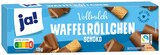 Vollmilch Schoko Waffelröllchen von ja! im aktuellen REWE Prospekt für 1,49 €