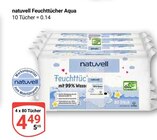Feuchttücher Aqua im Angebot bei GLOBUS in Koblenz Feuchttücher Aqua Angebote von natuvell bei GLOBUS Koblenz für 4,49 €