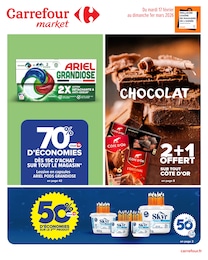 Prospectus Carrefour Market à Saint-Nazaire, "CHOCOLAT", 59 pages, 17/02/2026 - 01/03/2026