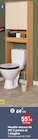 Meuble dessus de WC 2 portes et 1 étagère en promo chez Maxi Bazar Orange à 55,99 €