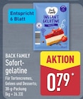 Sofortgelatine von Back Family im aktuellen ALDI Nord Prospekt