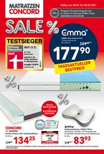 Matratzen Concord Prospekt für Köln mit 1 Seiten Matratzen Concord Prospekt für Köln: "SALE %", 1 Seiten, 28.12.2020 - 02.02.2021