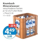 Aktuelle Mineralwasser Angebote bei V-Markt in München Aktuelles Mineralwasser Angebot bei V-Markt in München ab 4,49 €