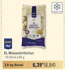 XL Weizenbrötchen von Metro Chef im aktuellen Metro Prospekt für 6,84 €