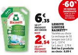 Lessive Liquide - RAINETT en promo chez Hyper U Saintes à 2,54 €