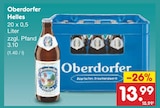 Helles im Angebot bei Netto Marken-Discount in Kamen Helles Angebote von Oberdorfer bei Netto Marken-Discount Kamen für 13,99 €
