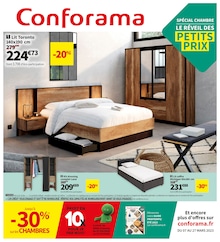 Prospectus Conforama à Montagny, "Spécial chambre : Le réveil des petits prix", 32 pages, 07/03/2023 - 27/03/2023
