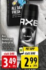 Deodorant Bodyspray im Angebot bei EDEKA in Ibbenbüren Deodorant Bodyspray Angebote von Axe bei EDEKA Ibbenbüren für 2,99 €