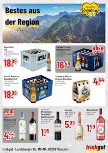 Getränke im Trinkgut Prospekt "Aktuelle Angebote" mit 4 Seiten (München)