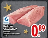 Aktuelles Deutsches Schweinefilet Angebot bei EDEKA in Augsburg ab 0,89 €