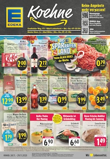 Coca Cola im EDEKA Prospekt "Aktuelle Angebote" mit 24 Seiten (Marl)