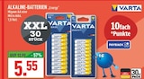 ALKALINE-BATTERIEN „Energy“ im Angebot bei Marktkauf in Dortmund ALKALINE-BATTERIEN „Energy“ Angebote von VARTA bei Marktkauf Dortmund für 5,55 €