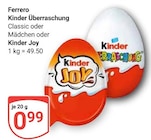 Aktuelles Kinder Überraschung Classic Angebot bei GLOBUS in Braunschweig ab 0,99 €