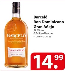 Barceló Ron Dominicano Gran Añejo bei famila Nordost in Bremen Barceló Ron Dominicano Gran Añejo im Angebot bei famila Nordost Bremen für 14,99 €