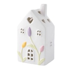 Aktuelles LED-Haus mit Tulpen-Motiv Angebot bei Ernstings family in Frankfurt (Main) ab 6,99 €