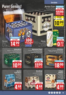 Bier im EDEKA Prospekt "Aktuelle Angebote" mit 24 Seiten (Hürth)