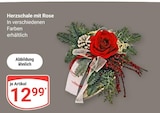 GLOBUS Montabaur - Herzschale mit Rose Angebot im Prospekt Herzschale mit Rose bei GLOBUS im Montabaur Prospekt für 12,99 €