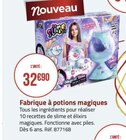 Géant Casino Villeneuve-Loubet - Promo Fabrique à potions magiques Promo Fabrique à potions magiques à 32,90 € dans le catalogue Géant Casino à Villeneuve-Loubet