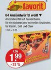 64 Anzündwürfel weiß von favorit im aktuellen V-Markt Prospekt für 1,99 €