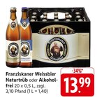 Weissbier Naturtrüb im Angebot bei E center in Böblingen Weissbier Naturtrüb Angebote von Franziskaner bei E center Böblingen für 13,99 €