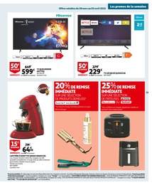 Prix et réduction Moulinex dans le prospectus Auchan Hypermarché en cours Offre Moulinex dans le catalogue Auchan Hypermarché du moment à la page 53
