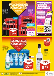 Cola im Netto Marken-Discount Prospekt "DER ORT, AN DEM DU IMMER AUSGEZEICHNETE PREISE FINDEST." mit 6 Seiten (Pirna)
