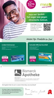 mea - meine apotheke Prospekt der Woche "Unsere Juni-Angebote" Seite 1, 01.06.2025 bis 30.06.2025 für Krefeld Aktueller mea - meine apotheke Prospekt "Unsere Juni-Angebote" Seite 1 von 4 Seiten für Krefeld