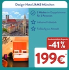 Design-Hotel JAMS München von  im aktuellen ALDI SÜD Prospekt für 199,00 €