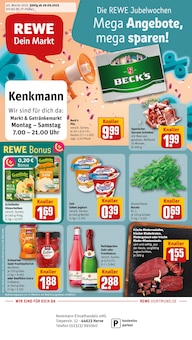 Aktueller REWE Prospekt "Dein Markt" Seite 1 von 33 Seiten für Herne