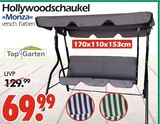 Hollywoodschaukel Monza Angebote von Top Garten bei Wreesmann Aurich für 69,99 €