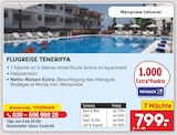 Flugreise Teneriffa bei Netto Marken-Discount im Hude Prospekt für 799,00 €