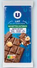 Chocolat lait et noisettes entières - U - Hyper U à Garges-lès-Gonesse Chocolat lait et noisettes entières - U en promo chez Hyper U Garges-lès-Gonesse à 2,23 €