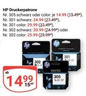 Aktuelle Drucker Angebote bei GLOBUS in Wiesbaden Aktuelles Druckerpatrone Nr. 305 schwarz Angebot bei GLOBUS in Wiesbaden ab 14,99 €