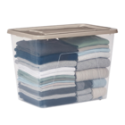 Box à roulettes 80 L en promo à 10,95 € chez Gifi Box à roulettes 80 L dans le catalogue Gifi