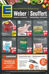 nah und gut Prospekt für Schweinfurt: "Wir lieben Lebensmittel!", 8 Seiten, 22.04.2024 - 27.04.2024
